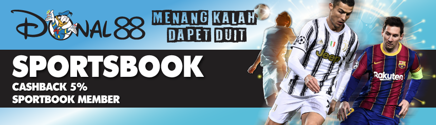 MENANG KALAH DAPAT DUIT !!! SPORTBOOK CASHBACK 5% SPORTBOOK MEMBER